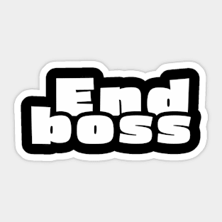 Endboss Sticker